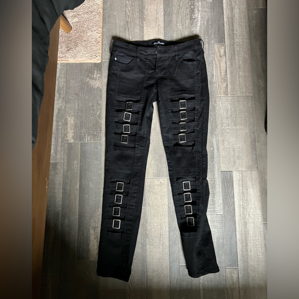 Royal Bone Buckled Jeans